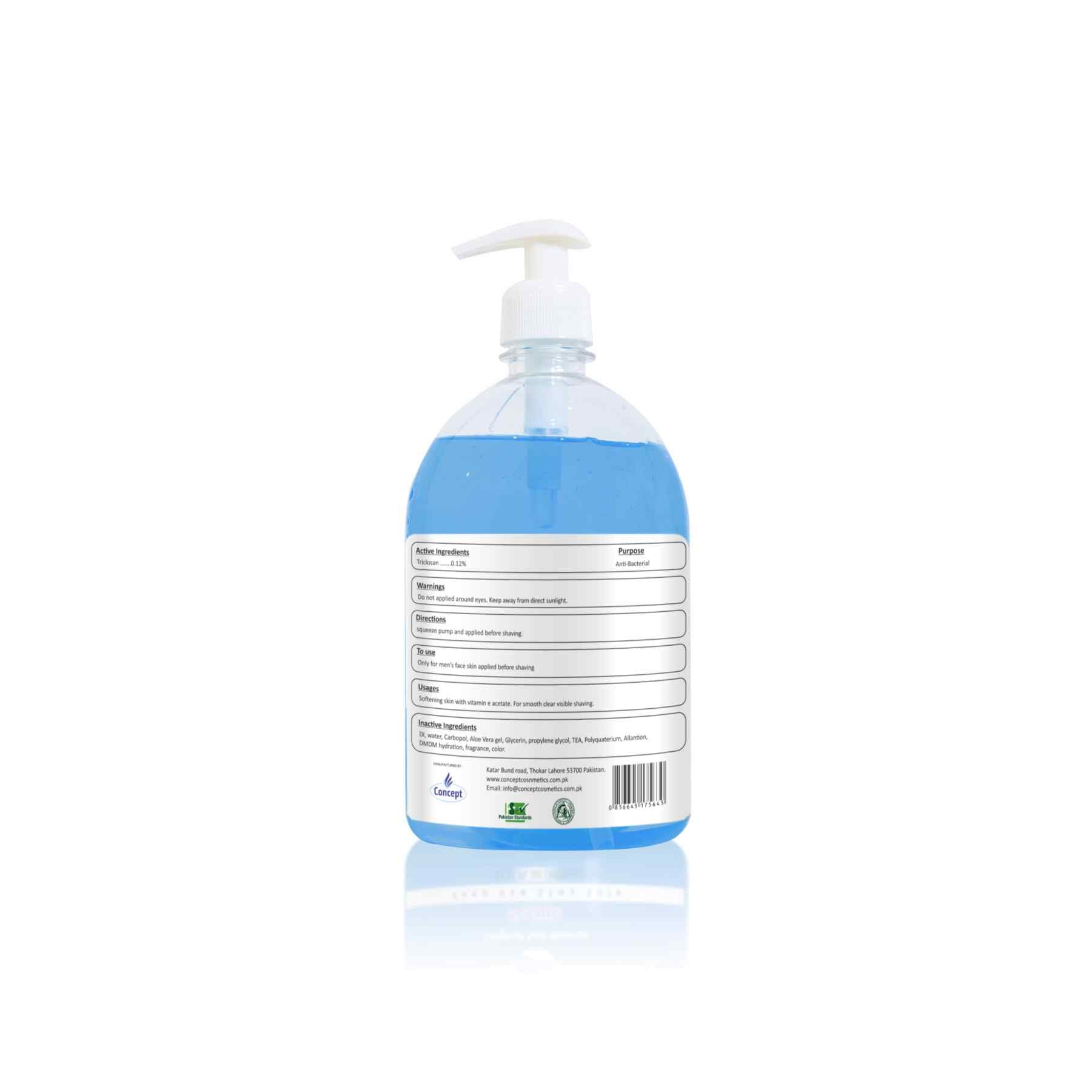 Concept Shaving Gel Professional Blue