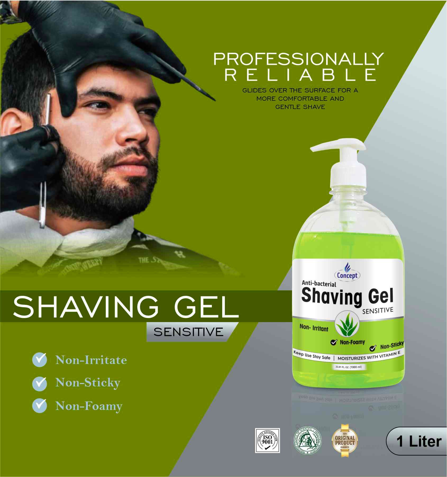Concept Shaving Gel Sensitive Green