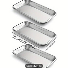 Imported Stainless Steel Surgical Instrument Tray Medical Tool Organizer for Lab, Dental, Tattoo, and Home Use