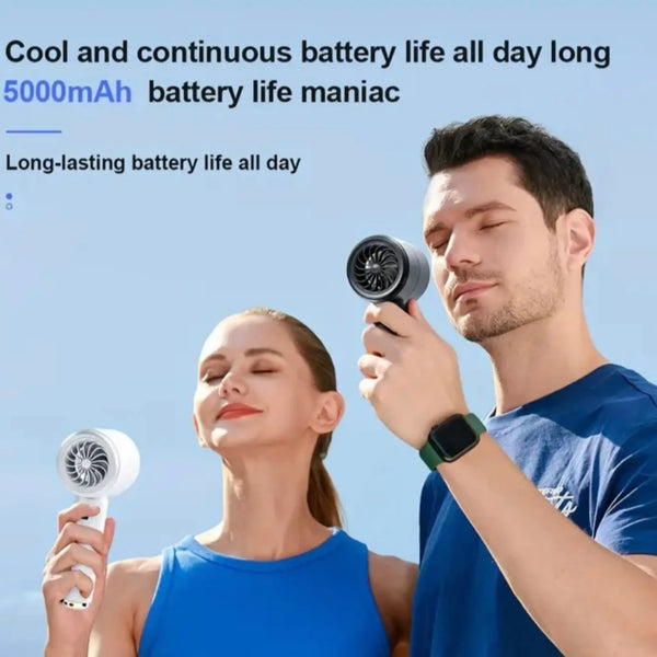 Turbo Jet Fan Mini Portable Ice Cold Fan