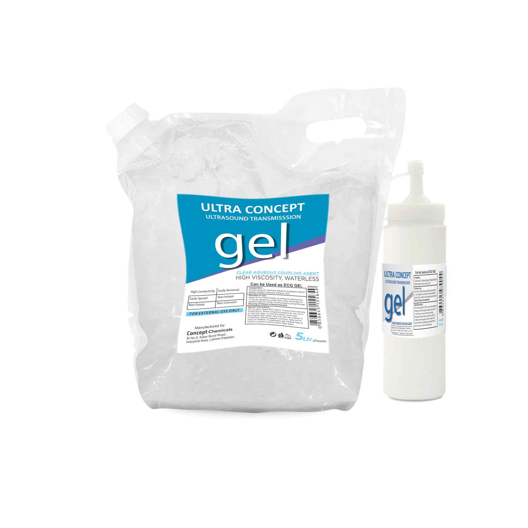 Ultrasound Gel Pouch 5 Litre