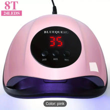 Imported UV LED Nail Lamp Dryer with Smart Infrared Sensor – 3 Timer Settings  Fast Curing Pink Nail Gel Dryer for Manicure & Pedicure