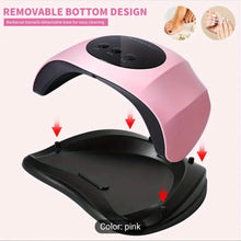 Imported UV LED Nail Lamp Dryer with Smart Infrared Sensor – 3 Timer Settings  Fast Curing Pink Nail Gel Dryer for Manicure & Pedicure