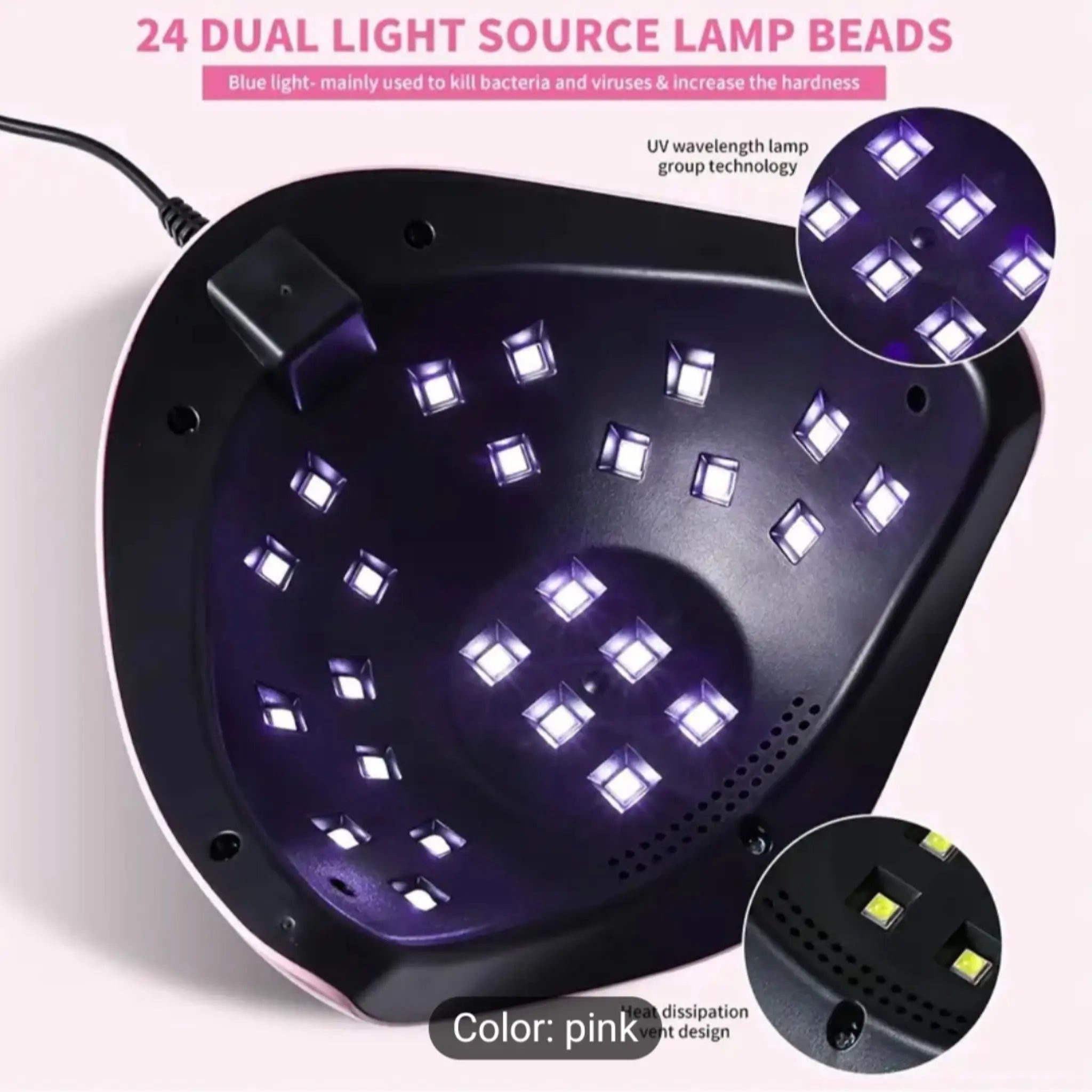 Imported UV LED Nail Lamp Dryer with Smart Infrared Sensor