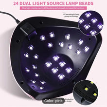 Imported UV LED Nail Lamp Dryer with Smart Infrared Sensor – 3 Timer Settings  Fast Curing Pink Nail Gel Dryer for Manicure & Pedicure