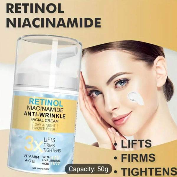 Unisex Anti-Wrinkle Facial Cream Day & Night Moisturizer