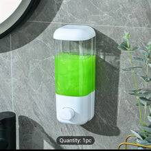 Wall-Mounted Soap Dispenser  Transparent Hand Wash Dispenser for Bathroom & Kitchen  Durable & Easy Refill  Ideal for Liquid Soap, Shampoo & Sanitizer