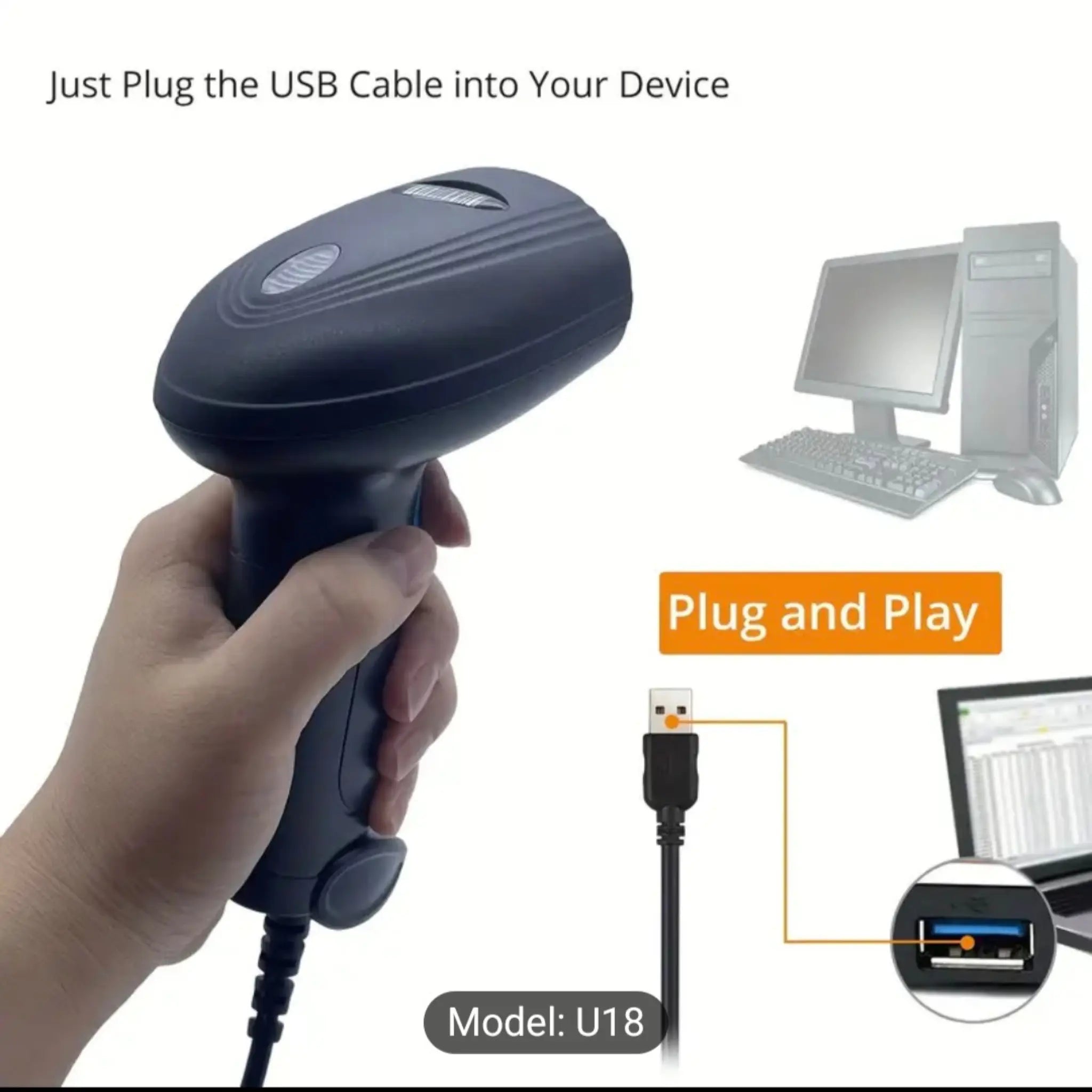 Wireless 2D Barcode Scanner