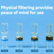 Disposable cigarette filter cigarette tar filtration