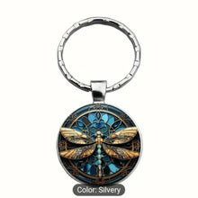 Dragonfly pattern keychain
