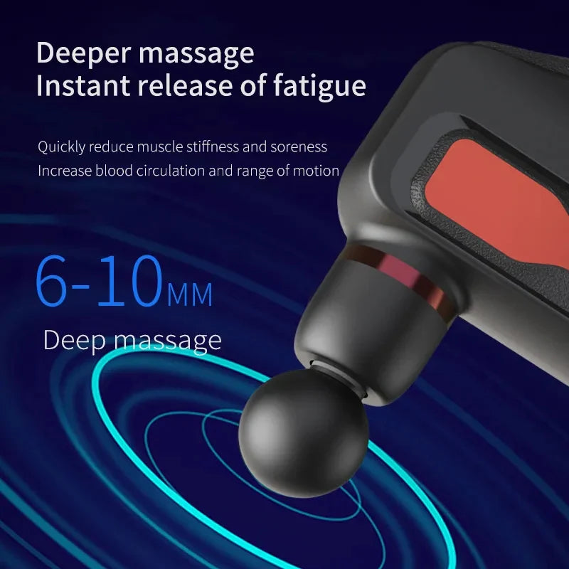 Triangle Muscle Massage Gun – Deep Tissue Percussion Massager for Musc