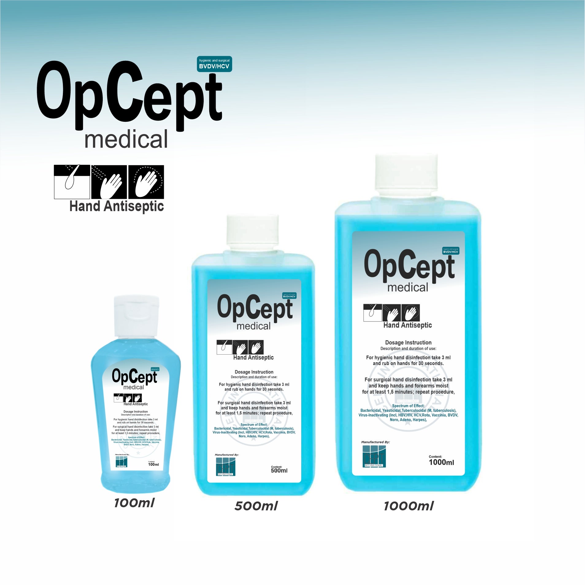 Opcept Sanitizer Liquid