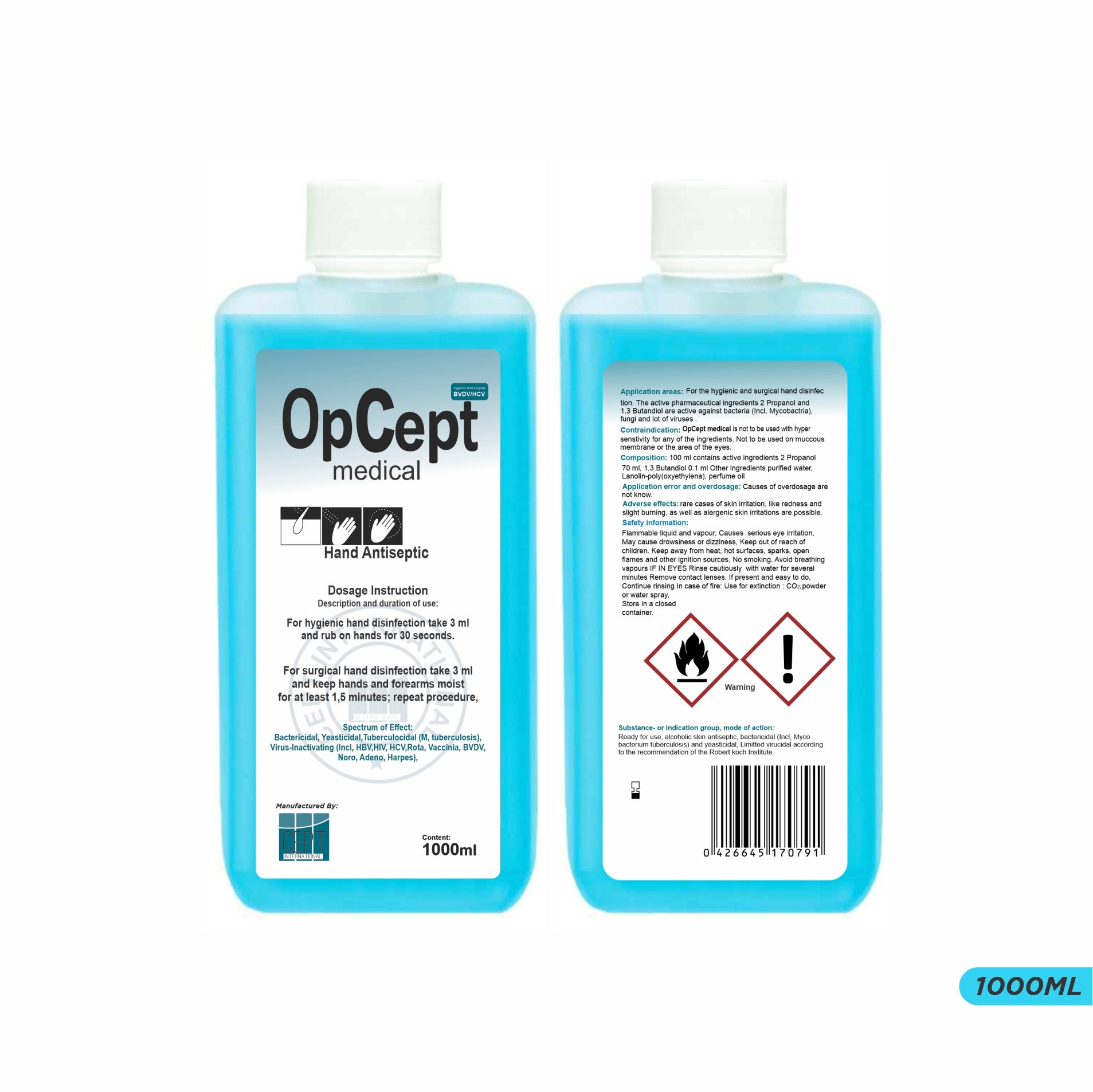 Opcept Sanitizer Liquid