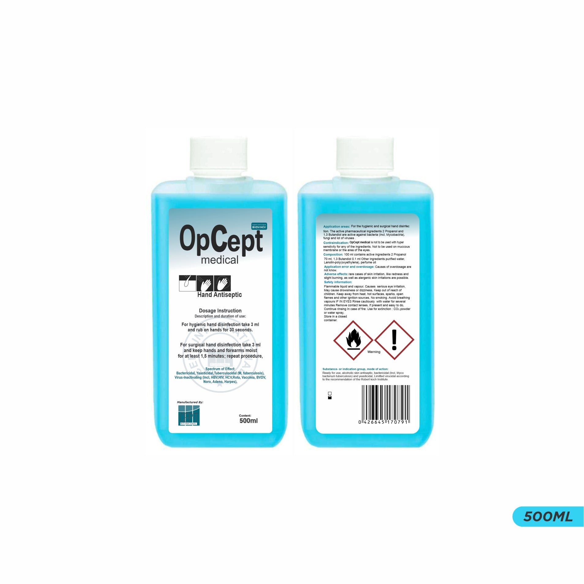 Opcept Sanitizer Liquid